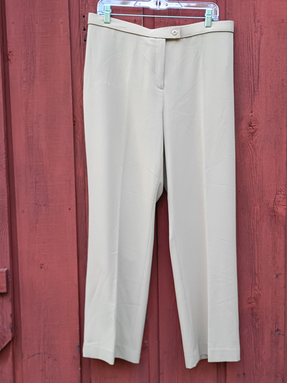 Classic Women's East 5th Beige Dress Pants Sz 16 Petite